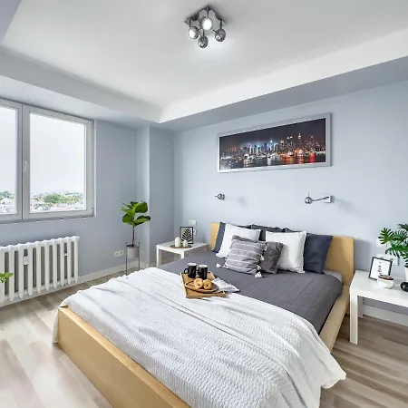 Z Widokiem Na Panorame Miasta Apartman