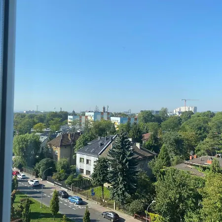 شقة Z Widokiem Na Panorame Miasta كراكوفيا