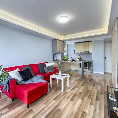 Z Widokiem Na Panorame Miasta Apartman Krakkó