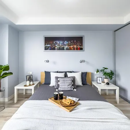 Z Widokiem Na Panorame Miasta Apartament