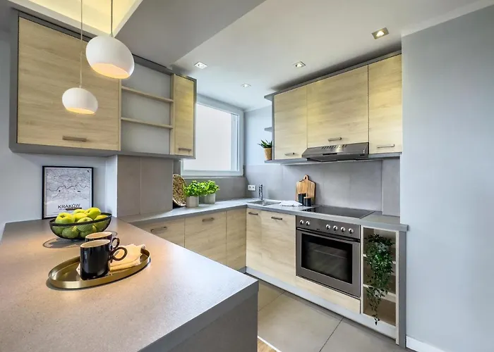 Apartament Z Widokiem Na Panoramę Miasta Kraków