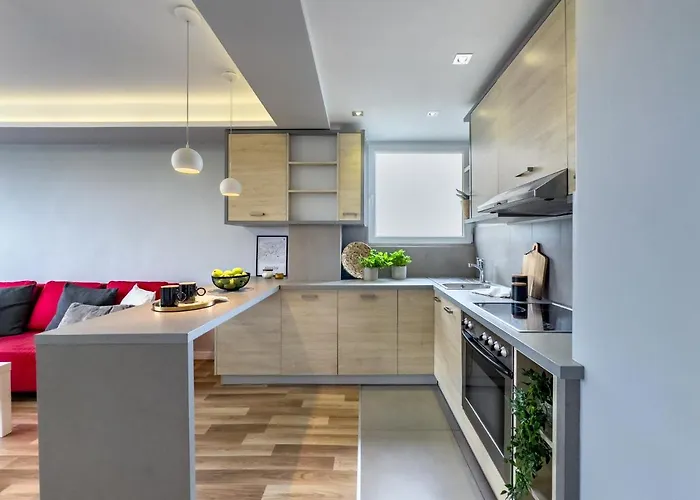 Z Widokiem Na Panoramę Miasta Apartament