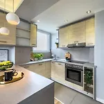 아파트 Z Widokiem Na Panorame Miasta 크라쿠프